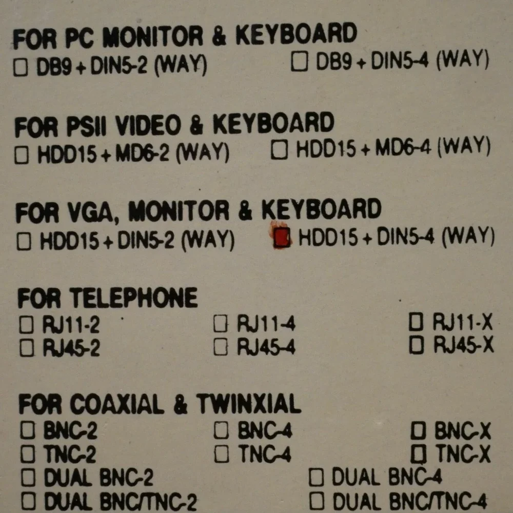 Data Switch new old